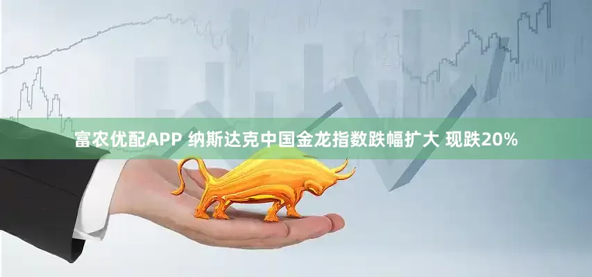 富农优配APP 纳斯达克中国金龙指数跌幅扩大 现跌20%